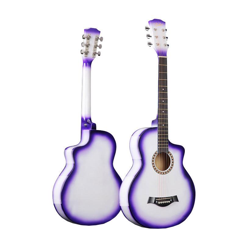 38-Inch Gradient Acoustic Wooden Guitar for Beginners