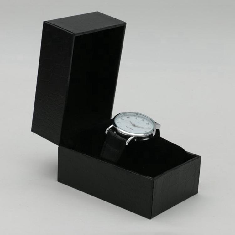 Caja de Reloj Minimalista: Caja de Exhibición para Reloj de Pulsera Individual, Regalo y Almacenamiento de Joyería