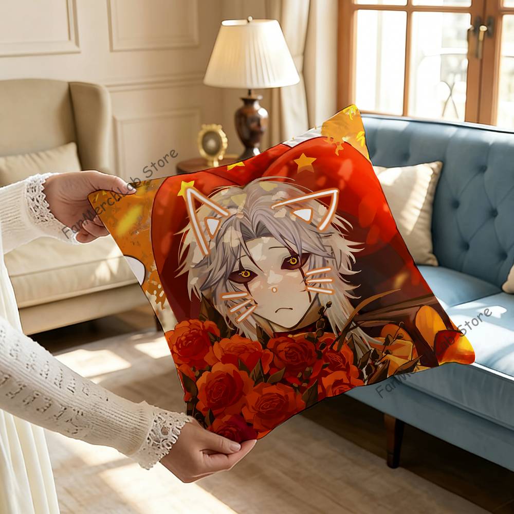 Game TThe Freak CCircus Pillow Case Plush Fabric Soft Pillowcase Double Sided Print Sofa Cushion Cover Throw
