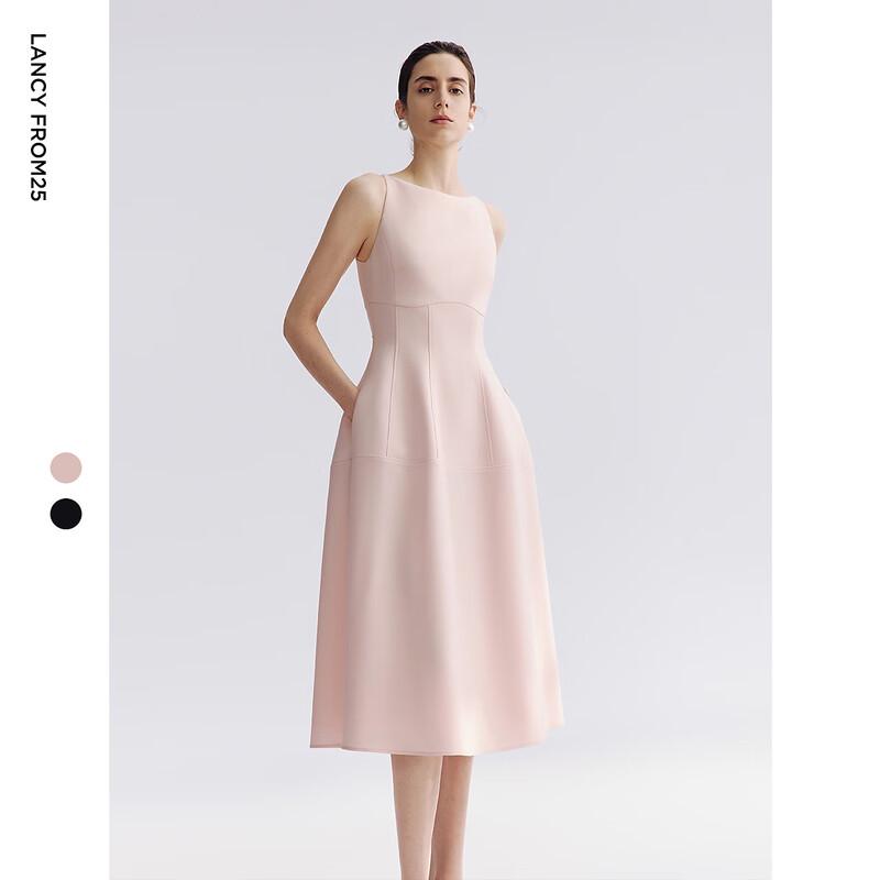 

Elegant Off-Shoulder Sleeveless Midi Dress L