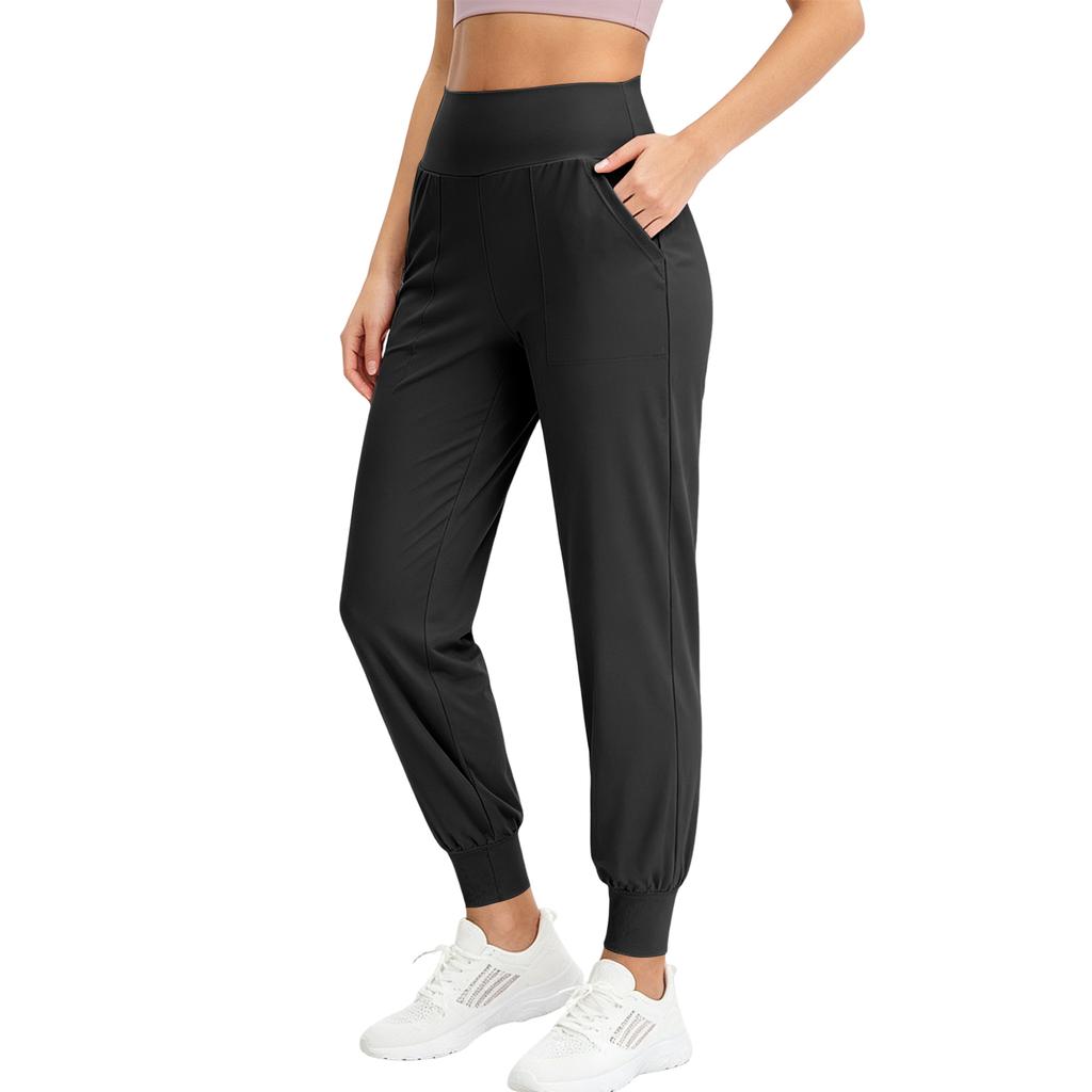 Women Jogger Pants High Waist Loose Training Sweatpants with Pockets for Running Yoga and Fitness Activities