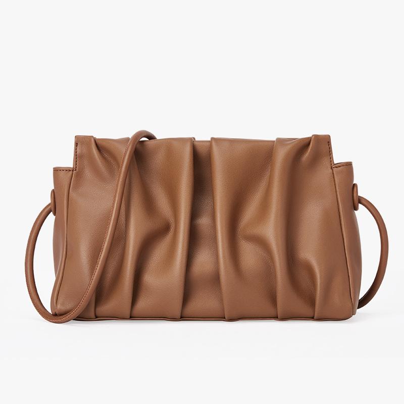 Cloud Bag Genuine Leather Women's Bag Fashion Shoulder Messenger Bag