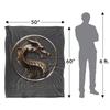 Mortal Kombat Fleece Logo Throw