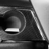 Carbon Fiber Style Car Water Cup Holder Trim Cover Interior Compatible with Hyundai Elantra CN7 N Line