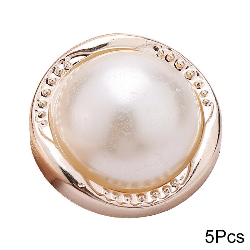 

5 шт. пальто DIY Декор Одежда Аксессуары Цветочный свитер 25 мм Золотые пластиковые жемчужные пуговицы ручная работа Шитье женская мода 40L=25.0MM*49#