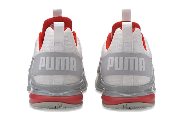 Puma Axelion Block White Red 193148-02