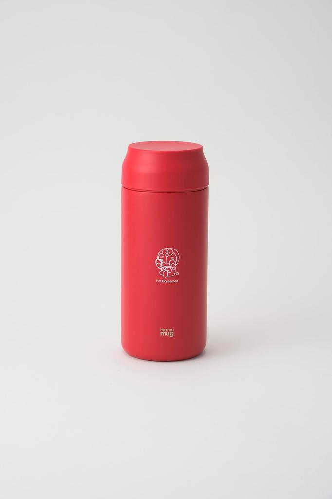 Thermo Mug ALLDAY Stainless Steel IDAL21RD "I'M DORAEMON" Bottle, 360ml, Red, Dorayaki,