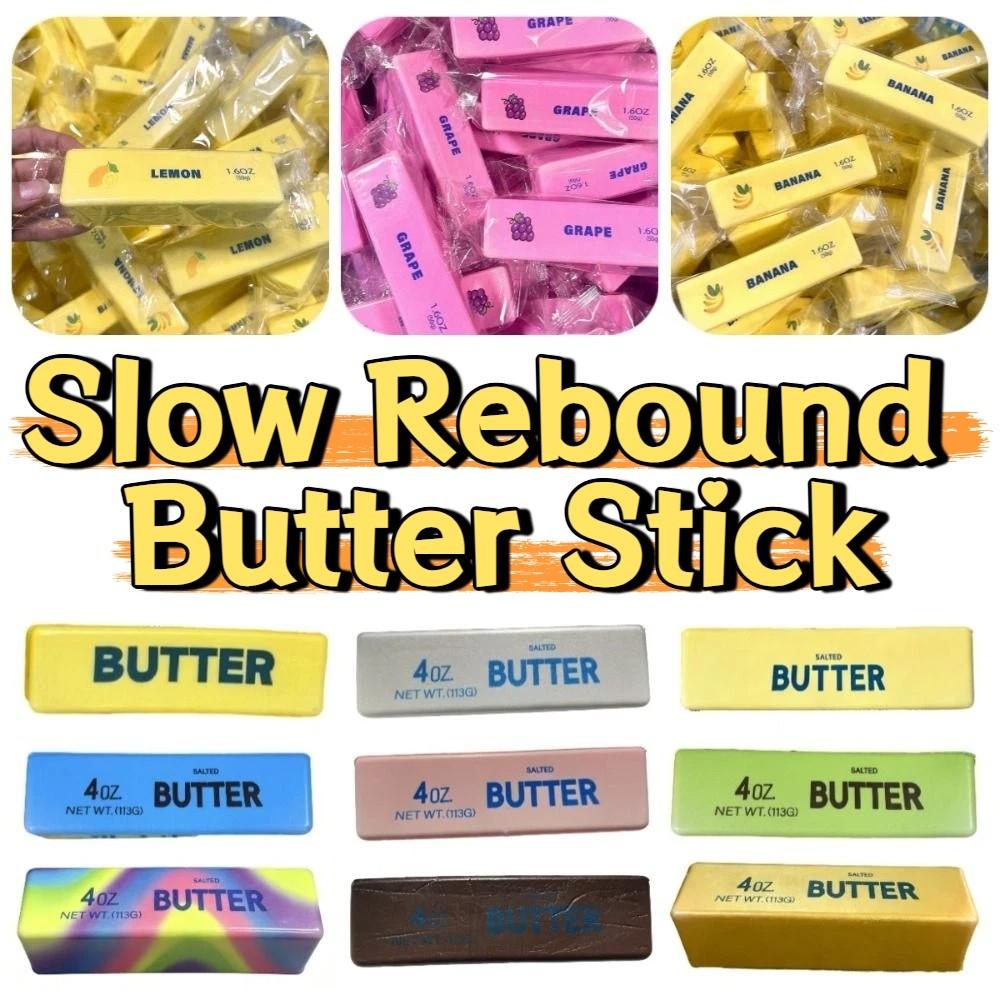 Creative Slow Rebound Butter Stick Super Soft Sensory Stress Stick Butter Stick Pinch  Kids Toy