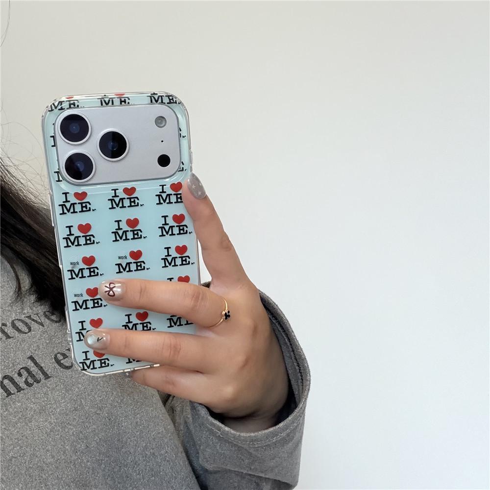 Blue Apple 17 Pro Max Phone Case for iPhone 16 Pro/15 Pro/14 Pro - Double Layer Protection