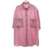 YORN For Men Short Sleeve Shirt XL Pink Men's Used