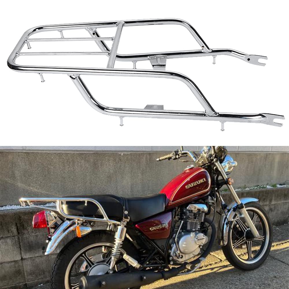 Motorcycle Carrier Rear Carrier Motorcycle Tail Luggage Box for Suzuki GN125 GN125H