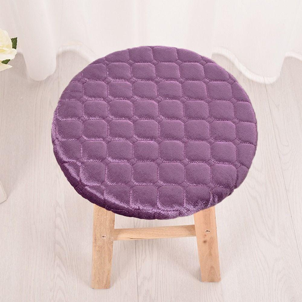 Perfect Thickening Stool Covers Elastic Soft Dining Stool Covers Solid Color Anti Dirty Bar Counter Cover Universal