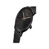 CALVIN KLEIN Quartz Noon Series Watch Quartz Movement Stainless Steel Strap Bla Dial Men's Watch Large Dial Retro K8M21421