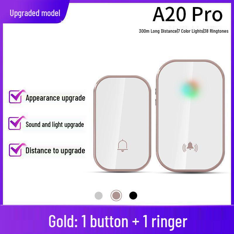 Wireless Smart Long-Range Doorbell & Elderly Pager