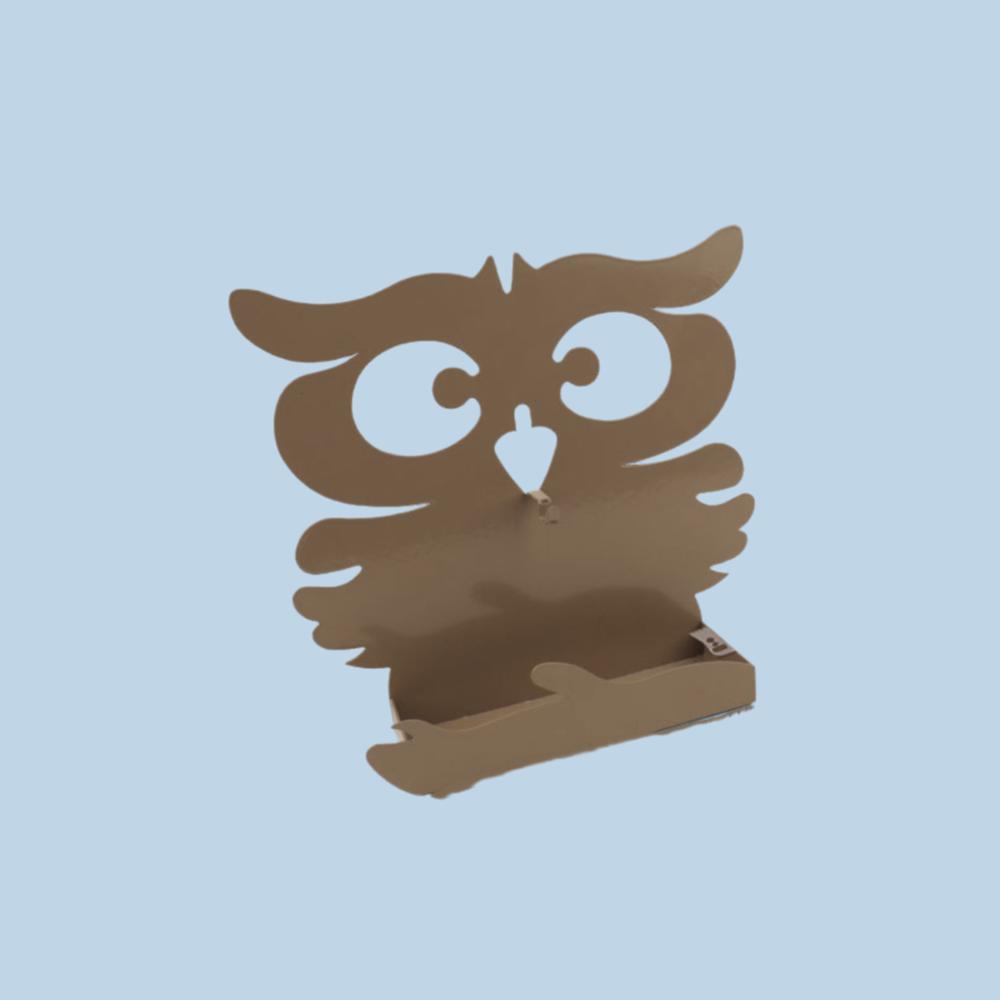 

Owl-Shaped Mosquito Incense Plate Stainless Steel Coil Vertical Stand Mosquito Coil Holder Home серый