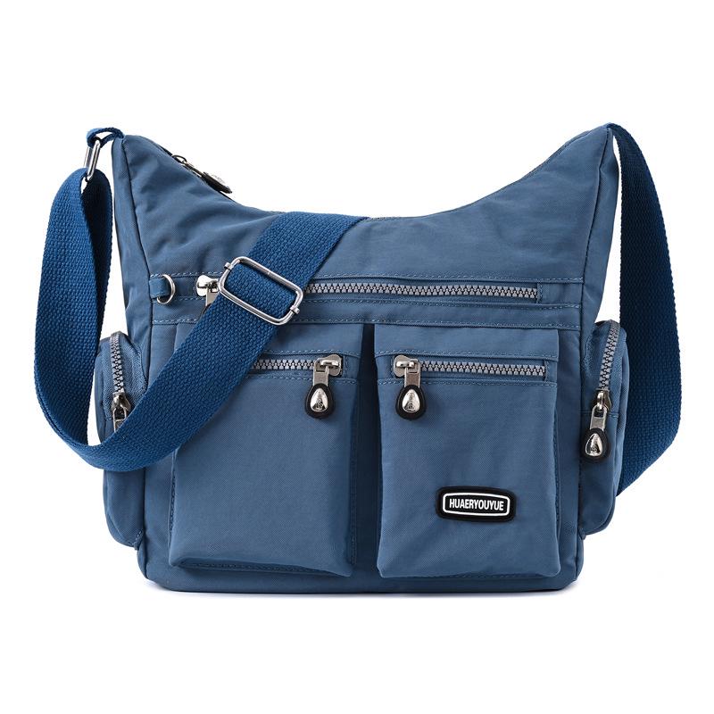 Borsa a tracolla da donna in nylon di grande capacità - Elegante e versatile