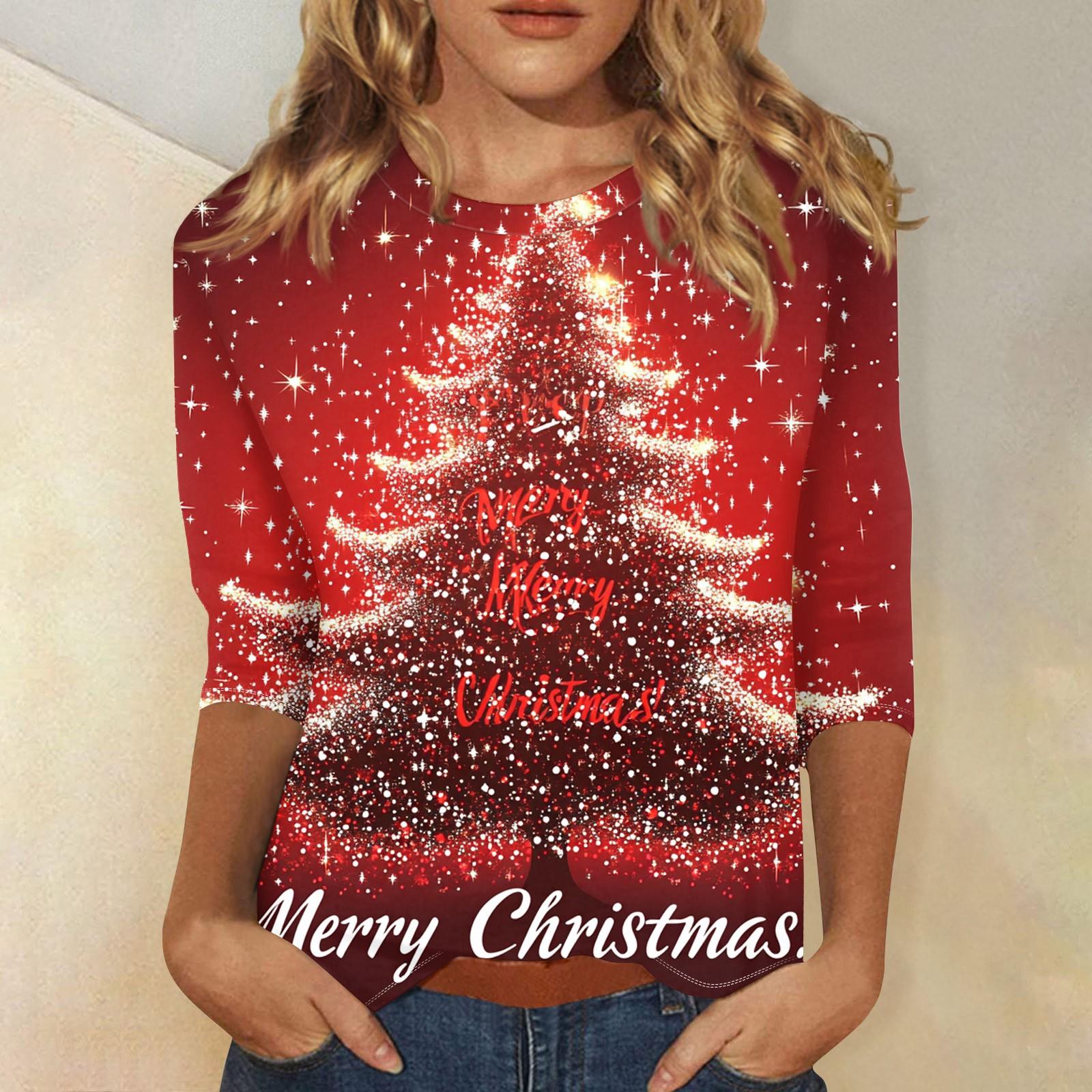 

Рубашки с рукавом 3/4 для женщин, футболки с принтом, блузки, повседневные, больших размеров, базовые топы, пуловеры XXXXXL