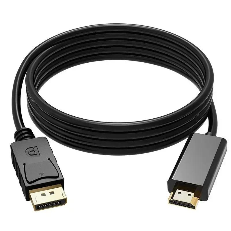 4K Display Port Auf HDMI-kompatibel Kabel für Laptop HDTV Projektor Monitor 1,8 m DP ZUM HD Adapter Display port Video Audio Linie