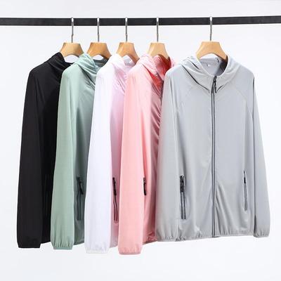 Taglie Forti Vestiti Estivi con Protezione Solare, Giacche con Cappuccio alla Moda Sottili con Protezione Solare, Cappotti Oversize da Coppia Estivi per Uomo