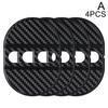 Universal Car Door Lock Protective Cover 4PCS Self-adhesive Door Decorative Car Anti Lock Car S H1W7