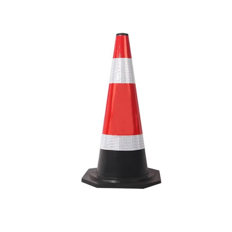 Rong Sheng 70cm Reflective Rubber Traffic Cone