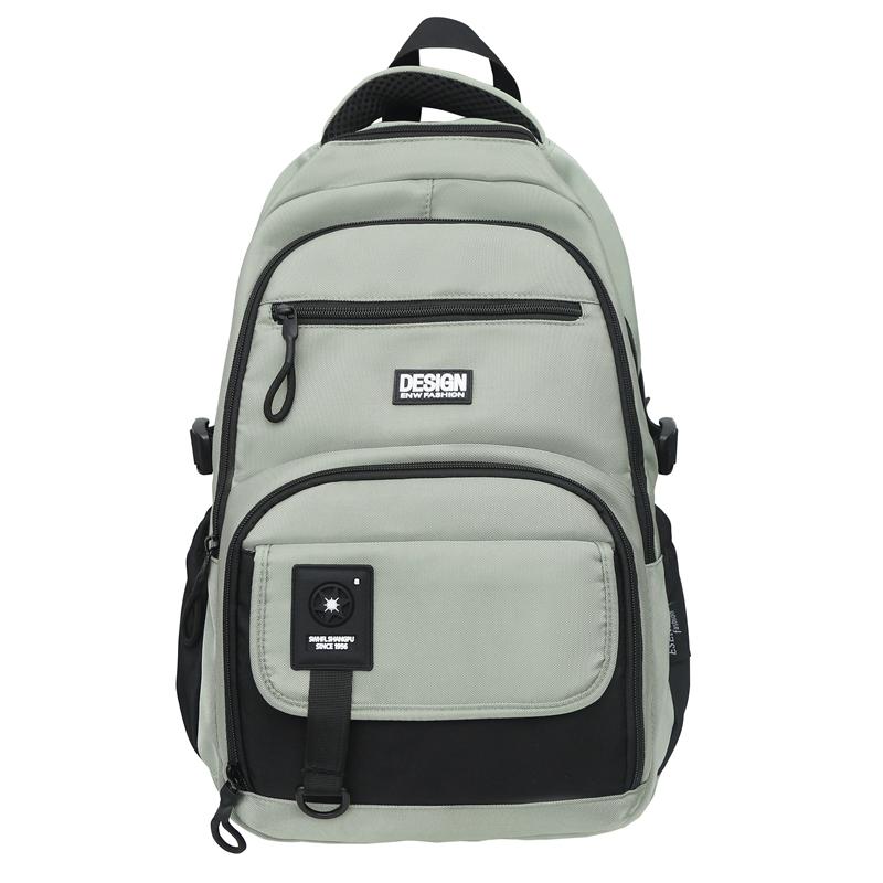 Backpack Female Letter Student Schoolbag Couple Travel Backpack