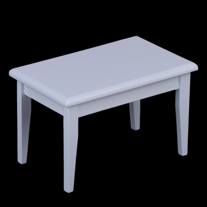 1set 1/12 Scale Miniature Wooden Dining Chair Table Furniture Set For Doll house 1:12 Kitchen Food Furniture Toy Accessories
