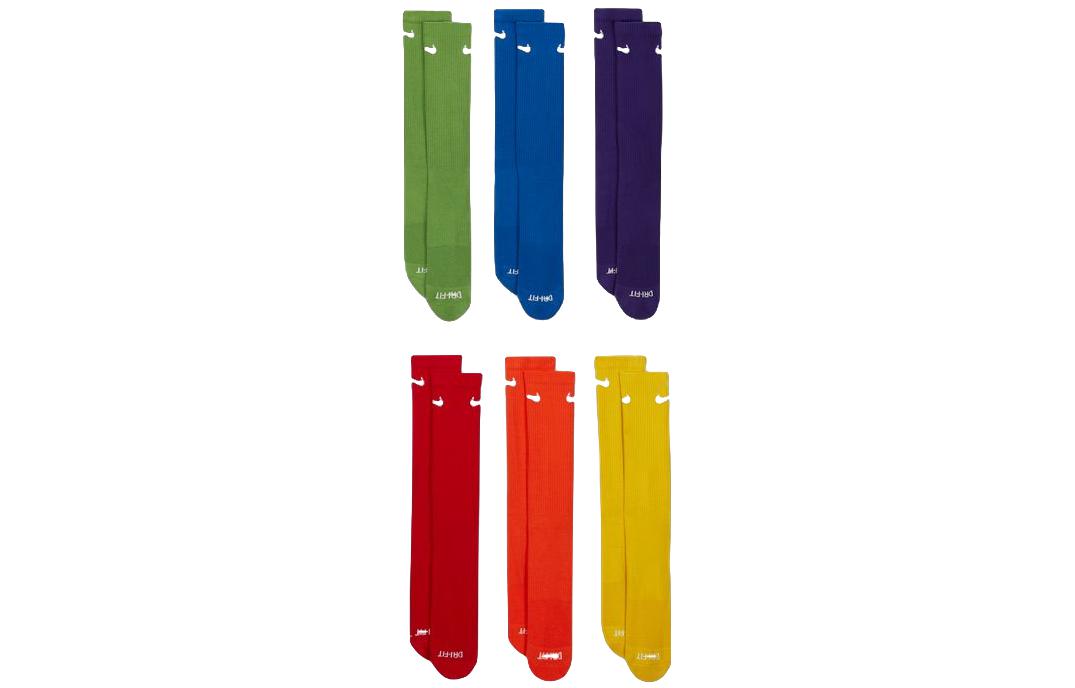 Nike Knee High Socks All Unisex Multicolor Color Couple s SX6897-903 L