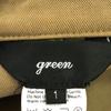 green made in Japan coat 1 Brown With epaulettes Women Used