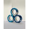 3pcs Finger Magnetic Rings Colorful Fidget Toy Set Adult Magnets Spinner Rings for Relieve Stress Anxiety Relief Therapy