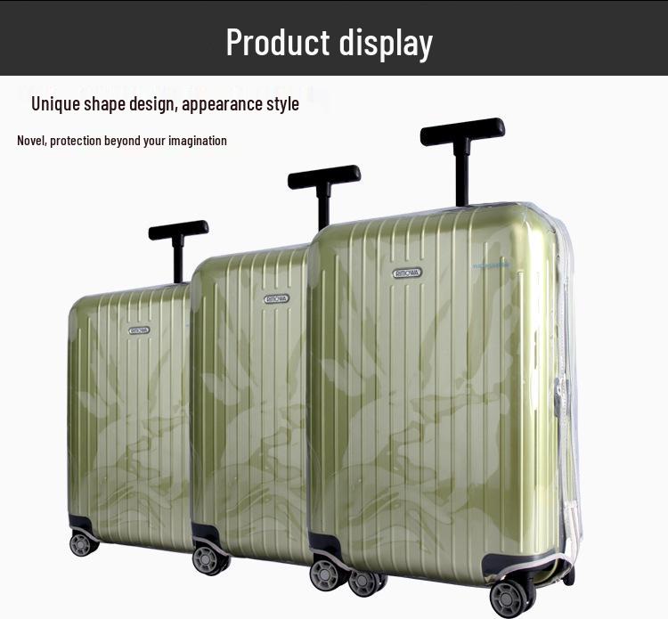 Rimowa Suitcase Protective Cover: Thick, Transparent, Waterproof, Dustproof Sticker.