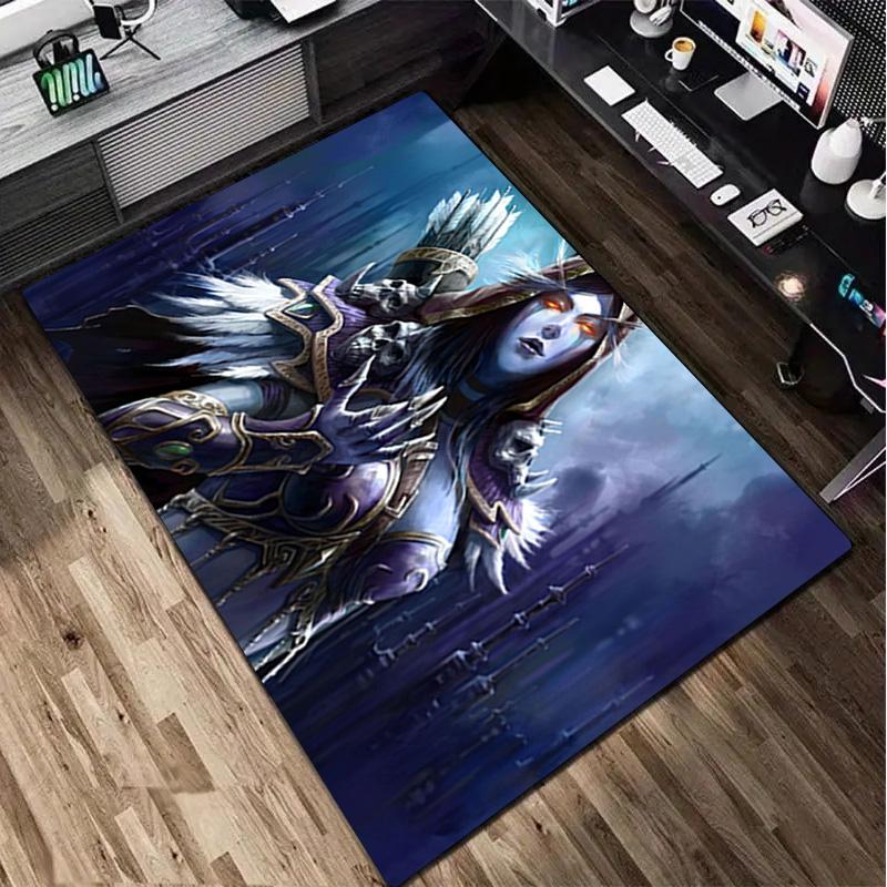 1Pc Warcraft game Rug - home decoration Carpet For Living Room Bedroom Flooring Computer Chair Area Rug