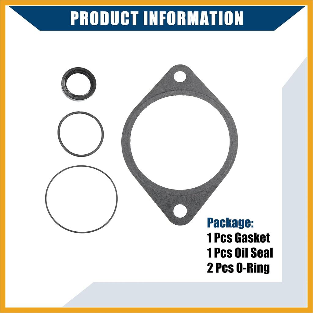 No.5140342AA / Vacuum Pump Seal Kit for Dodge for Ram 2500 for Dodge for Ram 3500 / Power Steering Pump Kits/Durable/Rubber / 1 Set/Black Replacement