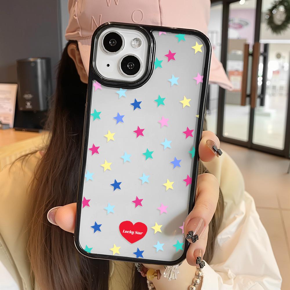 Acrylic Phone Case for iPhone 11 12 13 14 Pro 12 14 16 Pro Max for Samsung A16 A36 A56 S24 FE High-quality Painted Anti-fall Mobile Phone Case