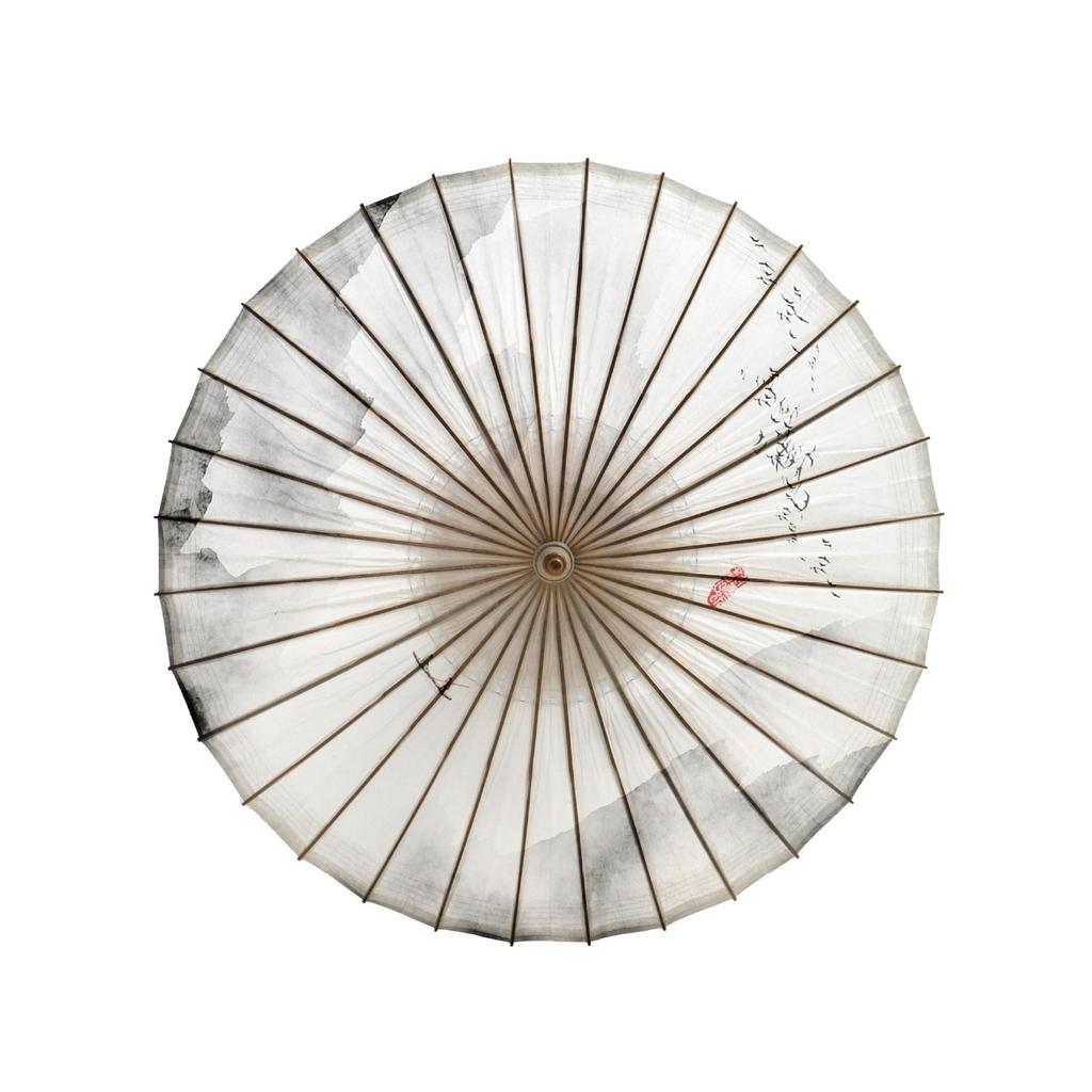 Ručně vyráběný retro deštník ve starožitném stylu - Pro déšť i slunce, Bambus, Nehmotné kulturní dědictví, Čínský design, Voděodolný papír napuštěný olejem.