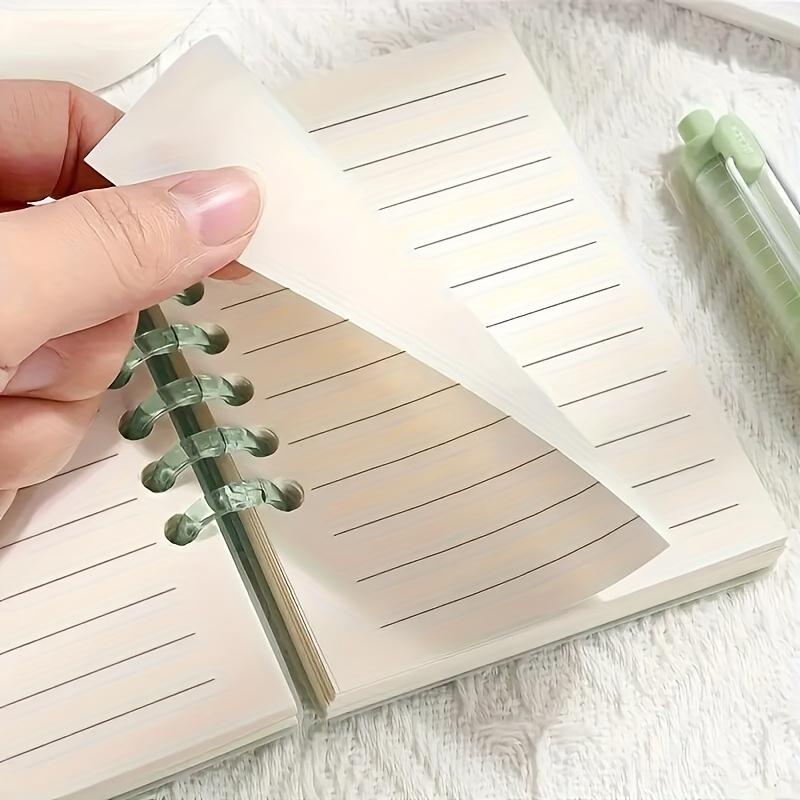 4pcs A7 Mini Notebook Detachable Coil Pocket Diary Note Travel Home Office Notepad Weekly Daily Planner Notebook School Supplies