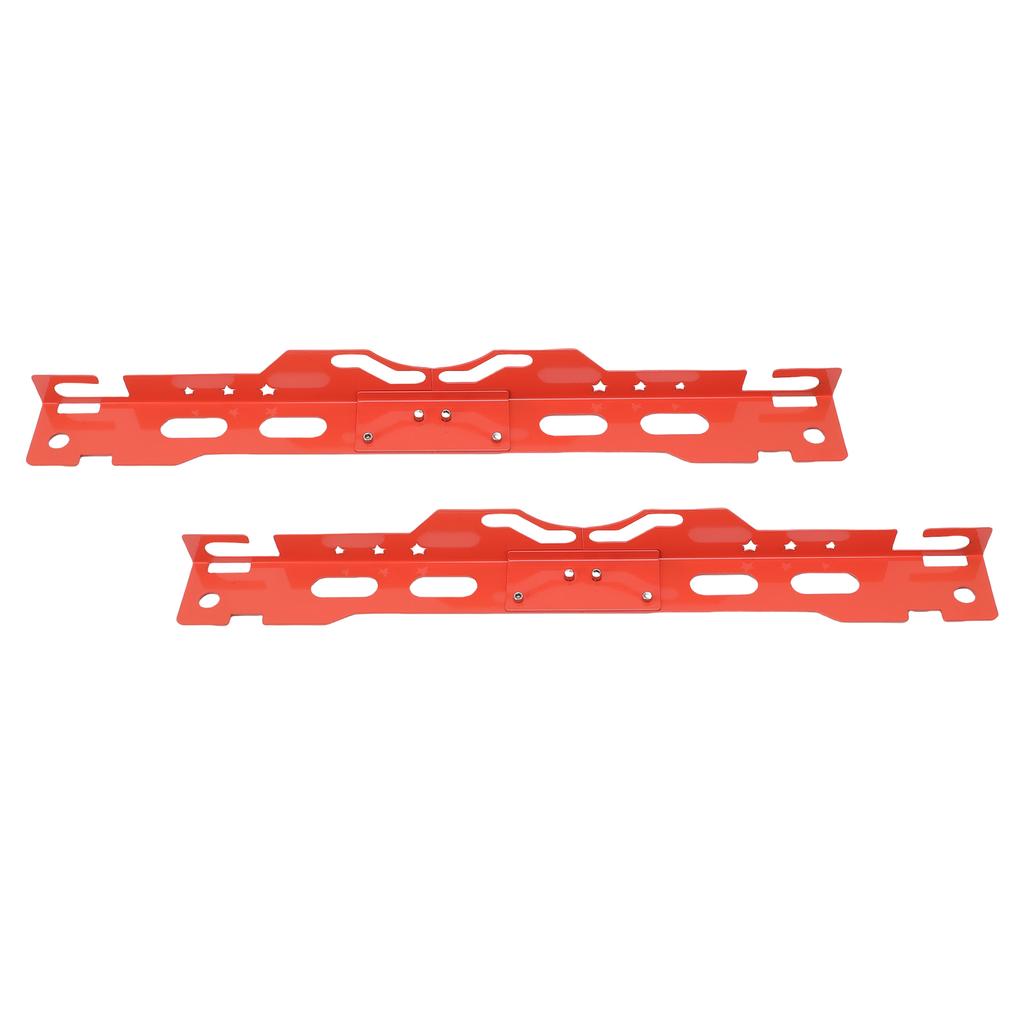 2 Sets Automotive Toe Alignment Tool Accurate Alloy Steel Universal Hole Design Wheel Alignment Tool Red