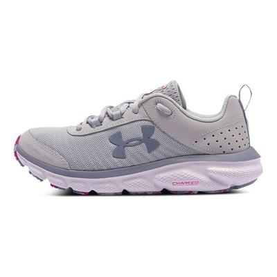 Charged Assert 8 Marble Low Top Running Shoes Women Running Shoes Light-Gray 3024625-100