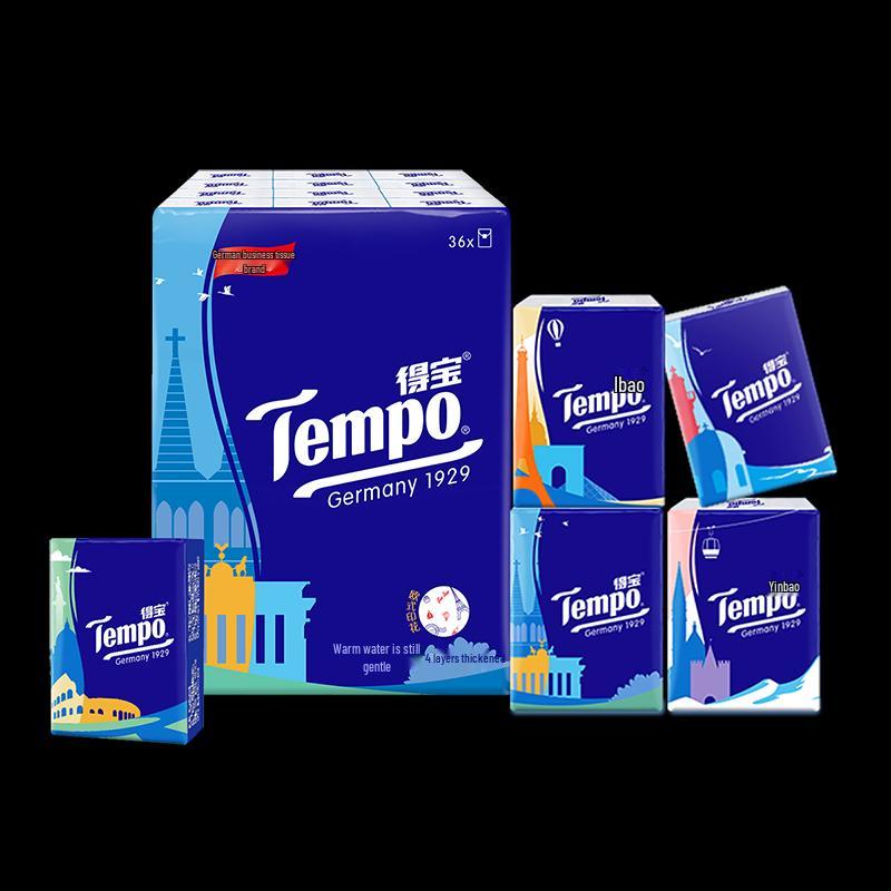Tempo Soft & Strong 4-Ply Pocket Tissues