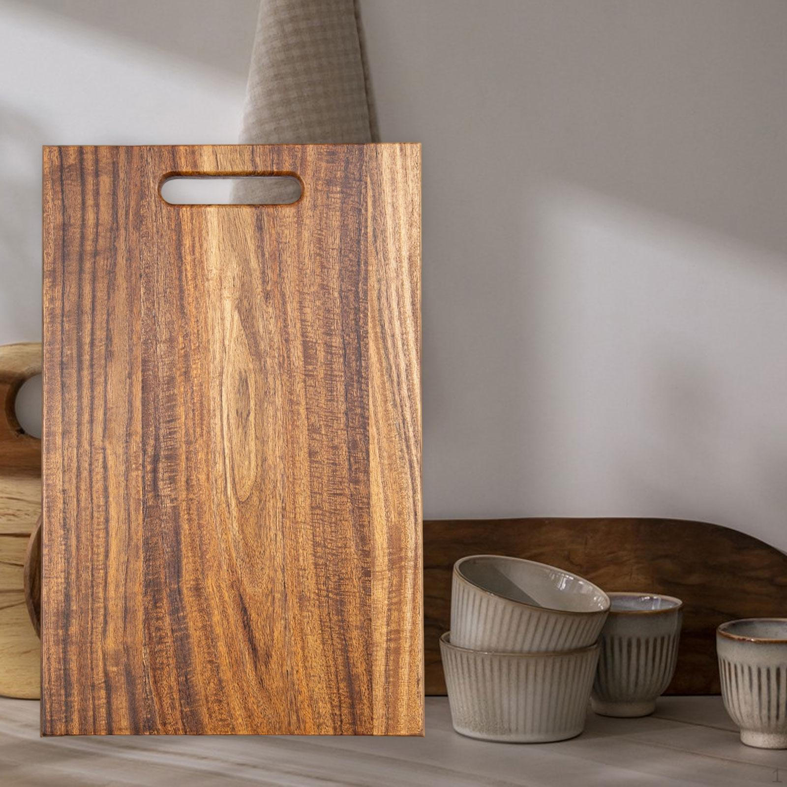 

Деревянная разделочная доска для приготовления и подачи еды S