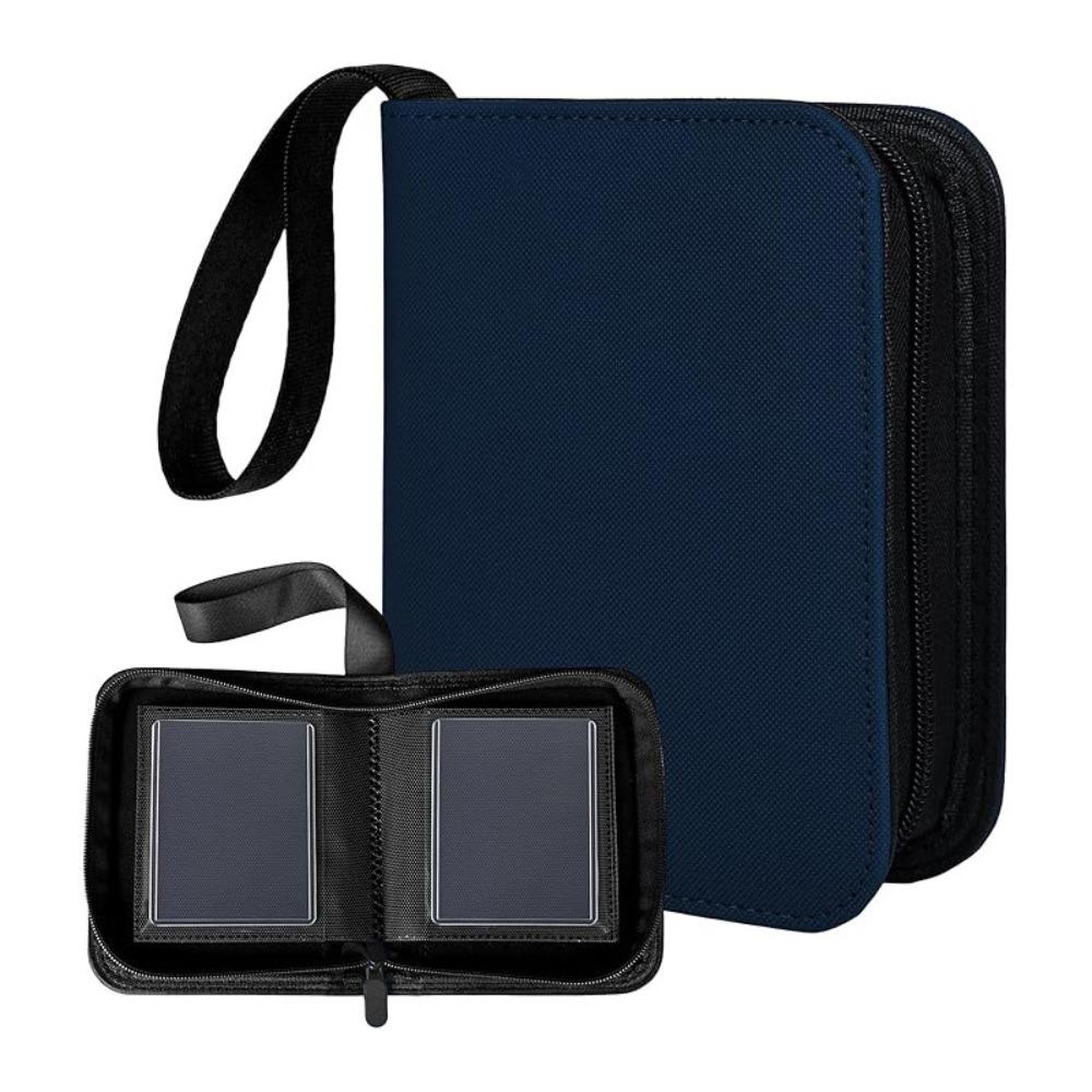 40 Taschen Mini-Kartenordner Diamantleder Fotokartenhalter Sammelkartenalbum Kartensammlung