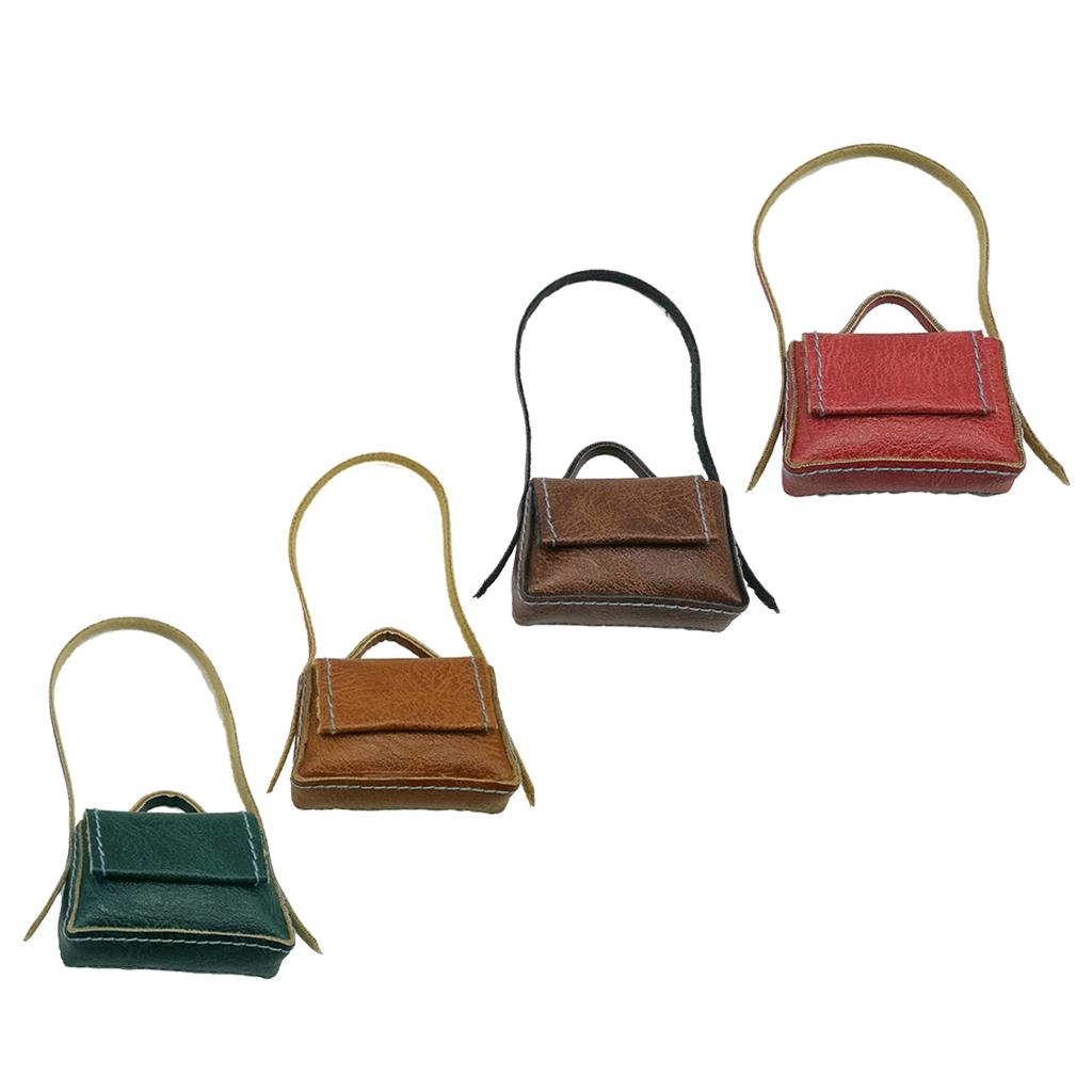 Fashionable Dolls PU Leather Handbag for 1/6 BB Ball Joint Dolls