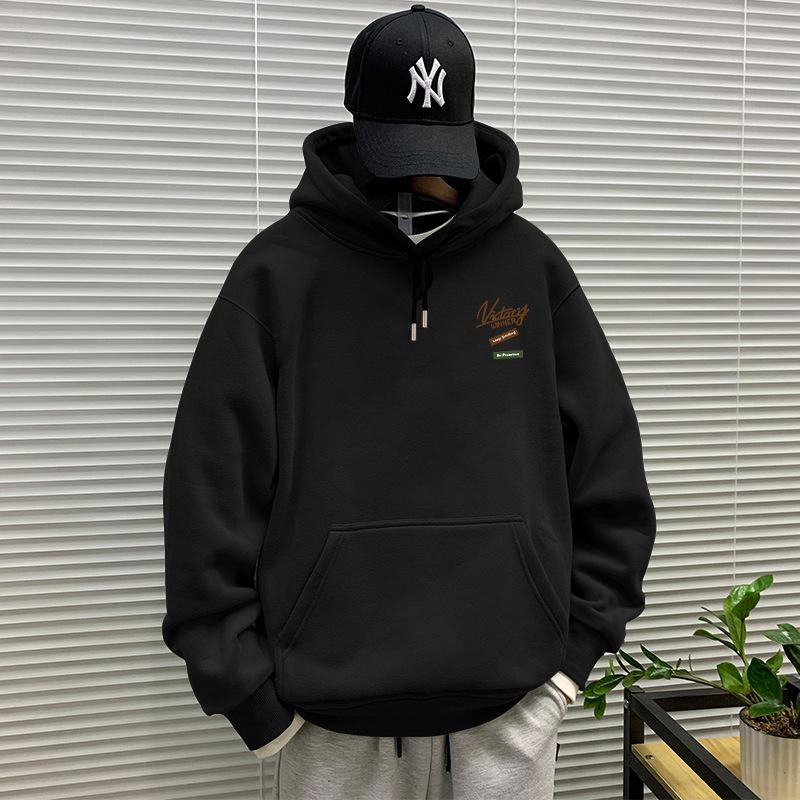 

Men s American-Style Hoodie: Loose Fit, Heavyweight, Long Sleeve, Spring & Autumn Top - High-Quality, Trendy Couple Jacket. M (115-140 lbs)