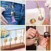 90Pcs/Set Key Chain Rings Pendants Keychain Hardware Key Hooks with Key Rings and Jump Ring DIY Crafts Keychain Making Supplies