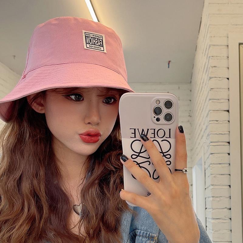 Sister Spring Soft Female Fisherman Hat Sweet Cute Doublesided Shade Hat Sun