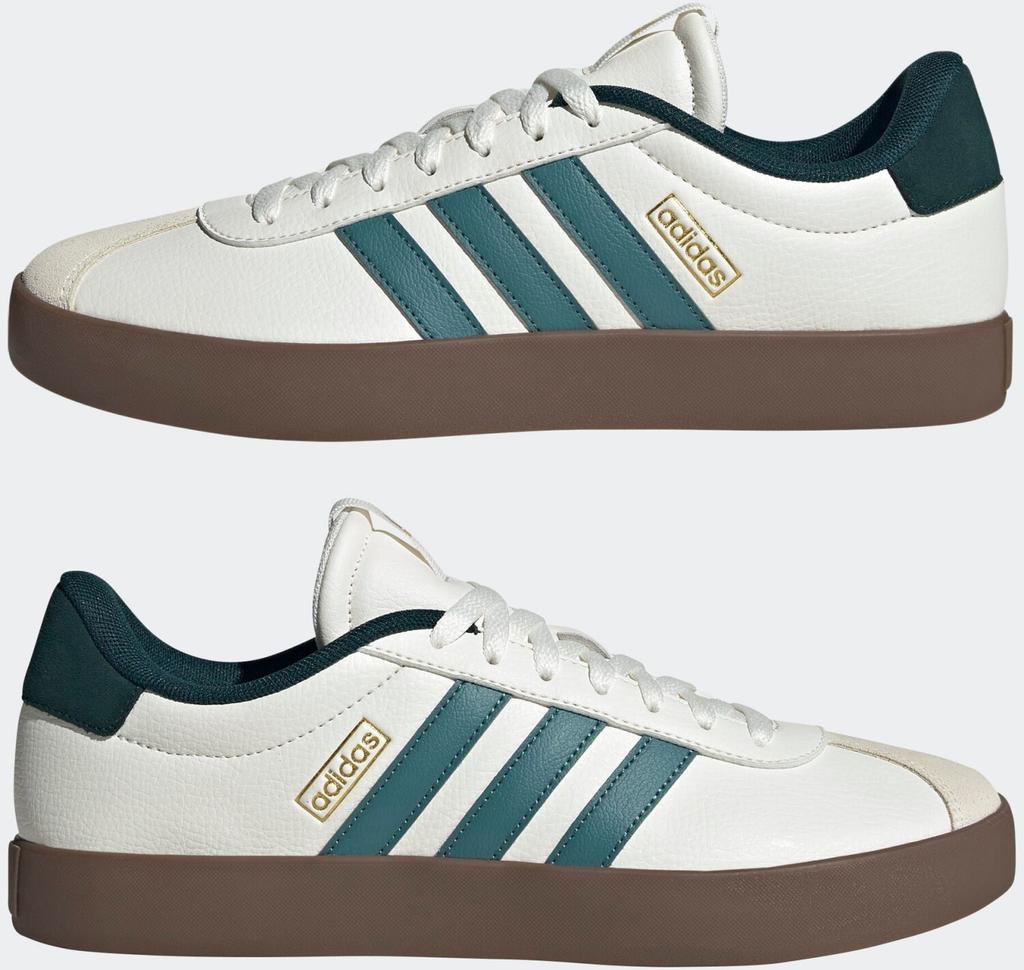 Кроссовки Adidas VL Court 3.0 core white/preloved teal aurora ivy