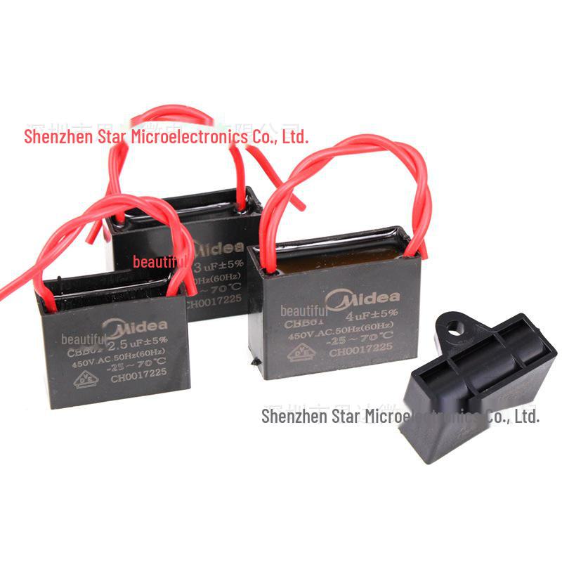 CBB61 Ceiling Fan Start Capacitor (1.2-5UF, 450V) for Range Hoods