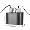 Pet Reptile Lamp Fixture Dual Dome Heat E27 for Terrarium