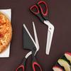 Yousheng Pizza Scissors, Non-Stick Pizza Scissors with Firm Grip Base, Food Grade Stainless Steel Pizza Cutter, Multifunctional Food Slicer & Pizza