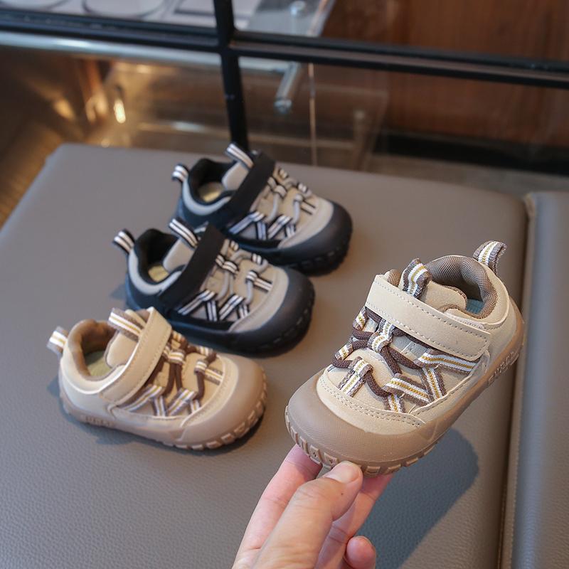 Baby Girls Casual Shoes Outdoor Children Sneakers Non-slip Soft Sole Toddler Kids Shoes Autumn Winter Comfortable Infant Shoes